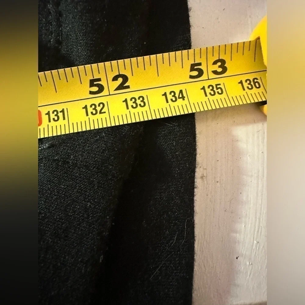 Max Studio Jumpsuit Womens Large Black Wide Leg Belted Stretch Sleeveless Formal - Picture 11 of 11